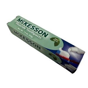 McKesson FLUORIDE Toothpaste Mint Flavor - 1.5 oz/ 43g